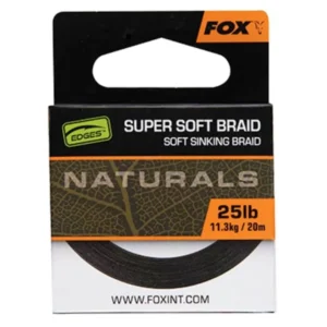 Fox Naturals Soft Braid Hooklength 20m 25lb (CAC827)