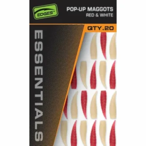 Fox Pop Up Maggots x 20 (10 red 10 white) (CAC858)