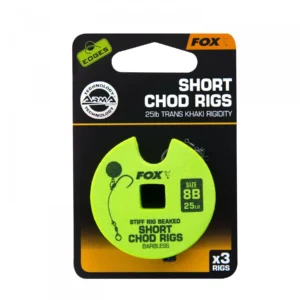 Fox Armapoint StiffChod Rig 25lb sz8 SHORT (CCR168)