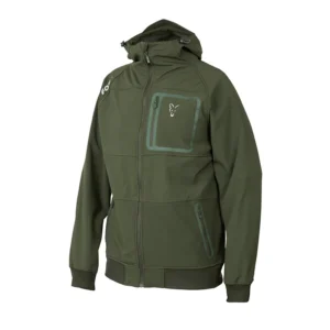 Fox Collection Green & Silver Shell Hoodie #L (CCL093)