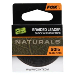 Fox Naturals Braided Leader 20m 50lb (CAC820)