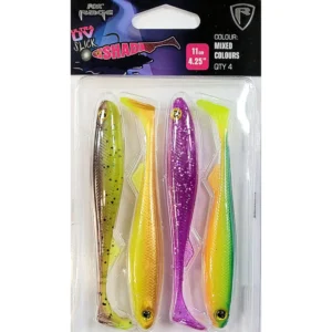 Fox Rage Slick Shad Mixed Colour Pack (NMC037)