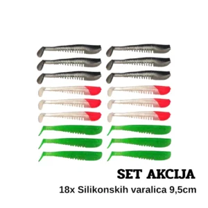 SET SILIKONSKIH VARALICA 9.5CM AKCIJA 18 VARALICA