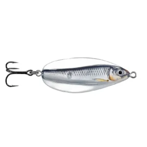 LiveTarget Erratic Shiner (Casting Spoon) Silver Black 50mm 7g (ESS50SK202)