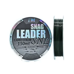 MT13220 MATE Snag Leader Green+Black Color 0.35mm 150m