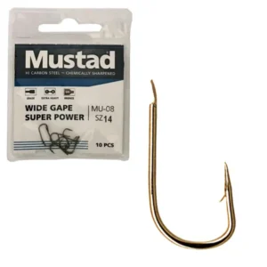 Mustad MU08 10kom Wide Gape udice