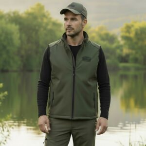 MT12241 MATE SHEEL&FLEECE VEST GREEN M
