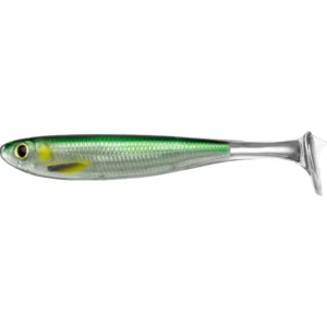 LiveTarget Slow-Roll Shiner (Paddletail) Silver Green 125mm 3kom (SRS125SK952)