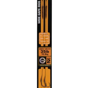 CCR175 Fox Edges Wide Gape 2 - 35lb Camotex Semi Stiff x 2