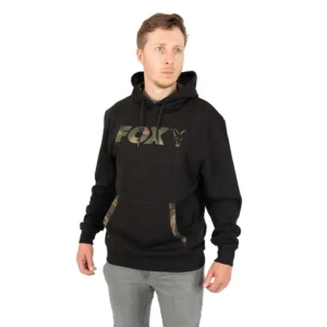 Fox LW Black/Camo Print Pullover Hoody #XL (CFX131)