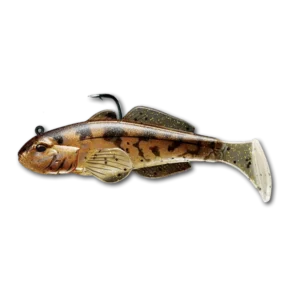 LiveTarget Goby Paddle Tail Natural Bronze  90mm 21gr 3kom (GOB90PT601)