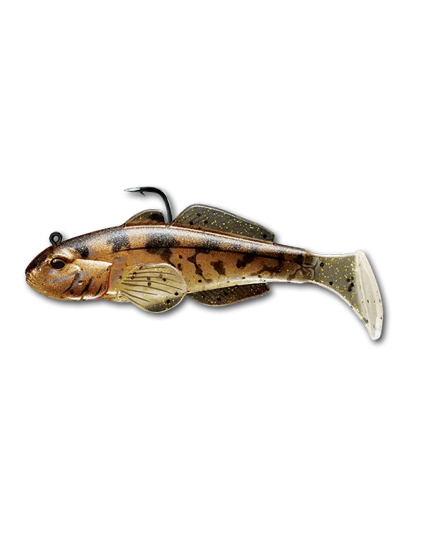 LiveTarget Goby Paddle Tail Natural Bronze 90mm 21gr 3kom (GOB90PT601)