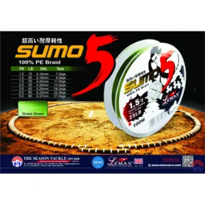 Lemax Braid 100% SUMO 5 - 15lb 0.16mm 100m