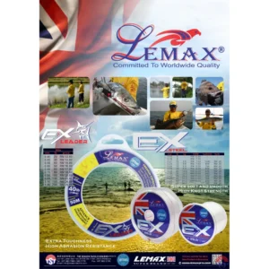 Lemax Line EX - Leader 50m 0,40mm 20lb copolymer