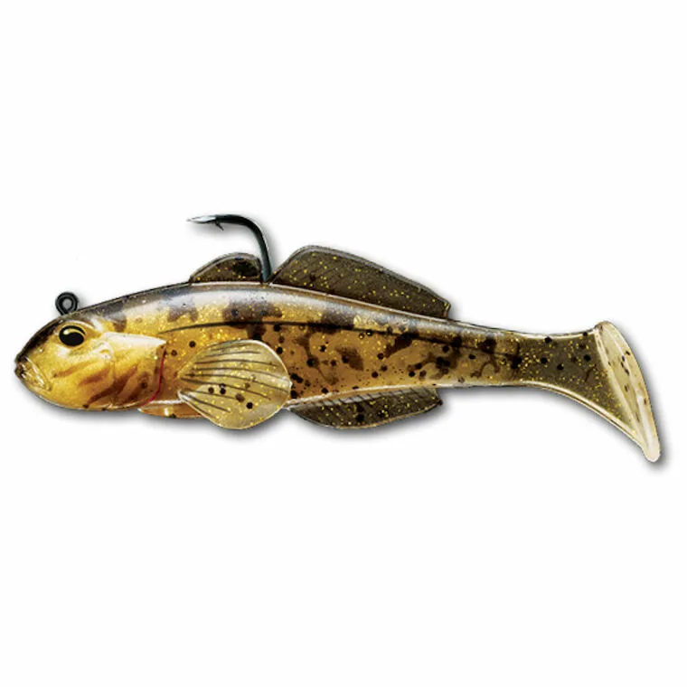 LiveTarge Goby Paddle Tail Natural Gold 90mm 21gr 3kom (GOB90PT606)