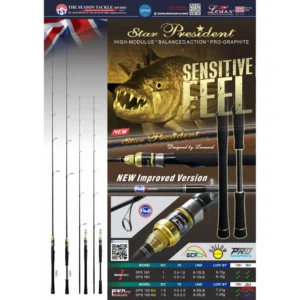 Lemax Rod Star President 10-30lb FUJI-SPS 90MHF2 274cm 10-40gr štap za ribolov